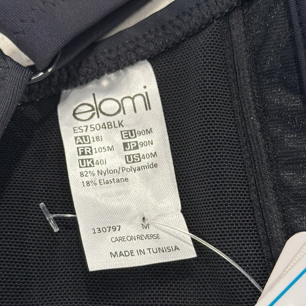 Elomi Essentials Swim Underwire Plunge Bikini Top sz 40M NWT
Smoke free home - Picture 6 of 7
